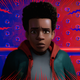 Miles Morales’ Spider-sense giving him psychic feedback.